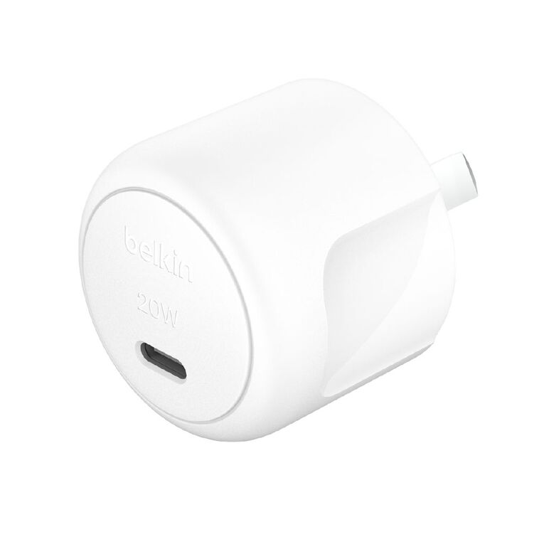 Belkin BoostCharge Compact USB-C Charger 20W - White, , hi-res