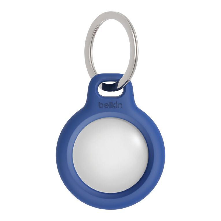 Belkin Secure Holder with Key Ring for AirTag - Blue, , hi-res
