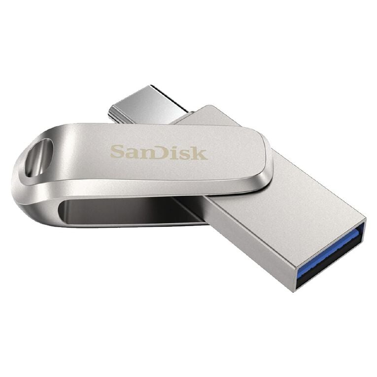 Sandisk Ultra Luxe Dual USB3.1/Type C Flash Drive Metal - 64GB - 150MB/s, , hi-res