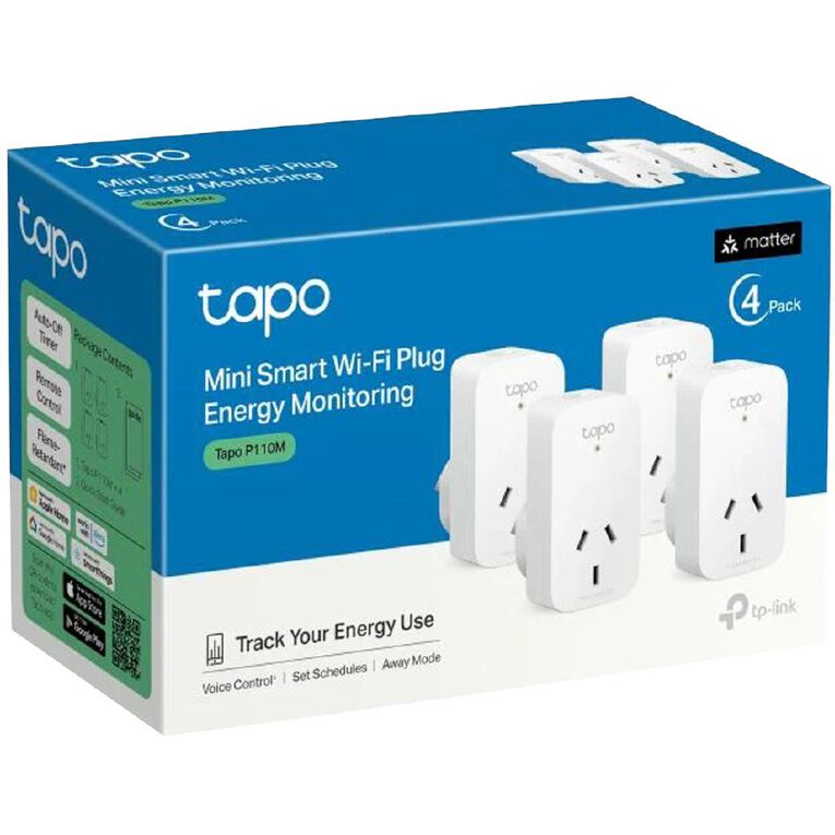 TP-Link Tapo P110M Mini Smart Wifi Plug, Energy Monitoring, , hi-res