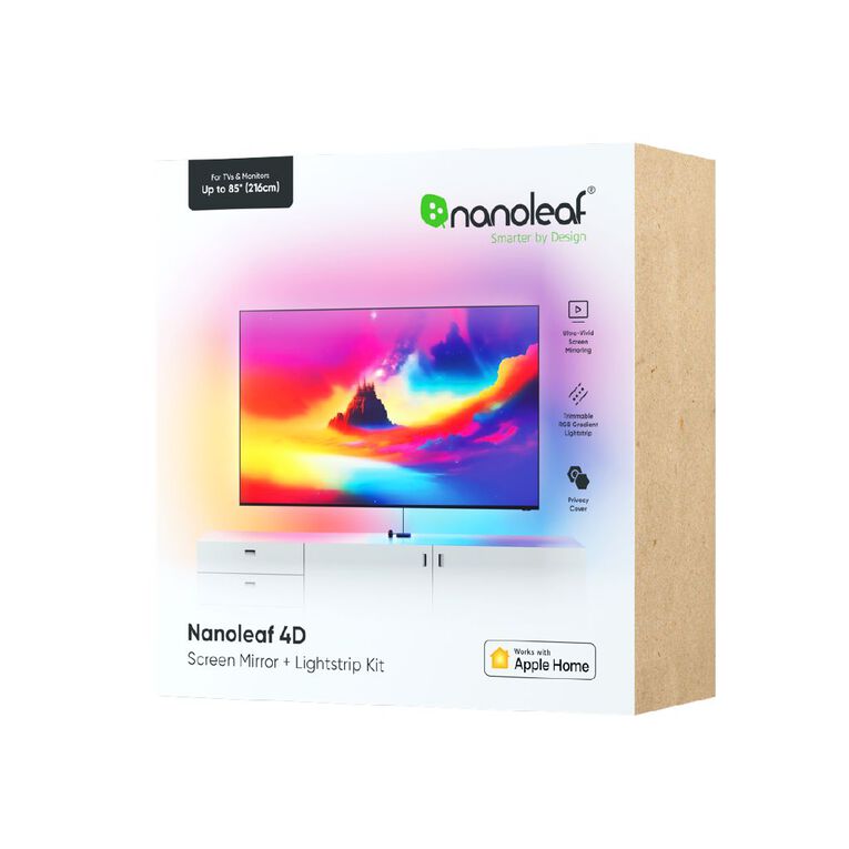 Nanoleaf 4D TV Screen Mirror Kit for TVs up to 85 inch - 5.2 Meters, , hi-res