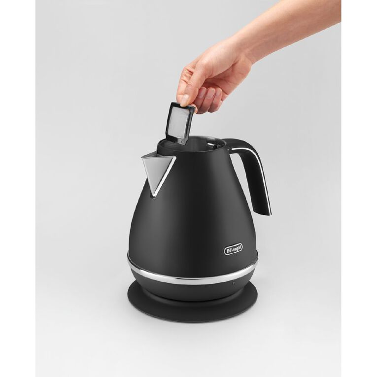 Delonghi Icona Capitals 1.7L Kettle Edinburg Black (KBOC2001BK), , hi-res