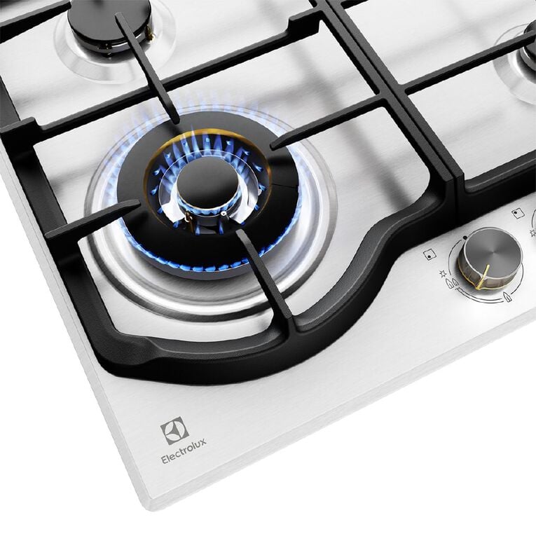 Electrolux 60cm 4 Burner Gas Cooktop - Stainless Steel, , hi-res
