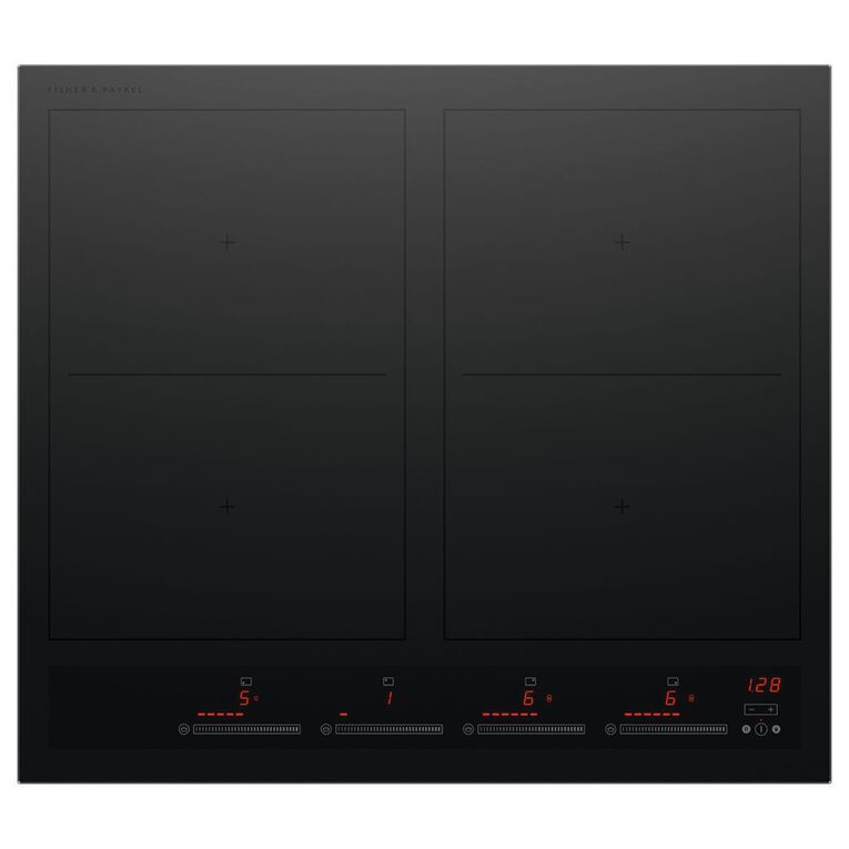 Fisher & Paykel 60cm 4 Zone Induction Cooktop - Series 7 - Black, , hi-res