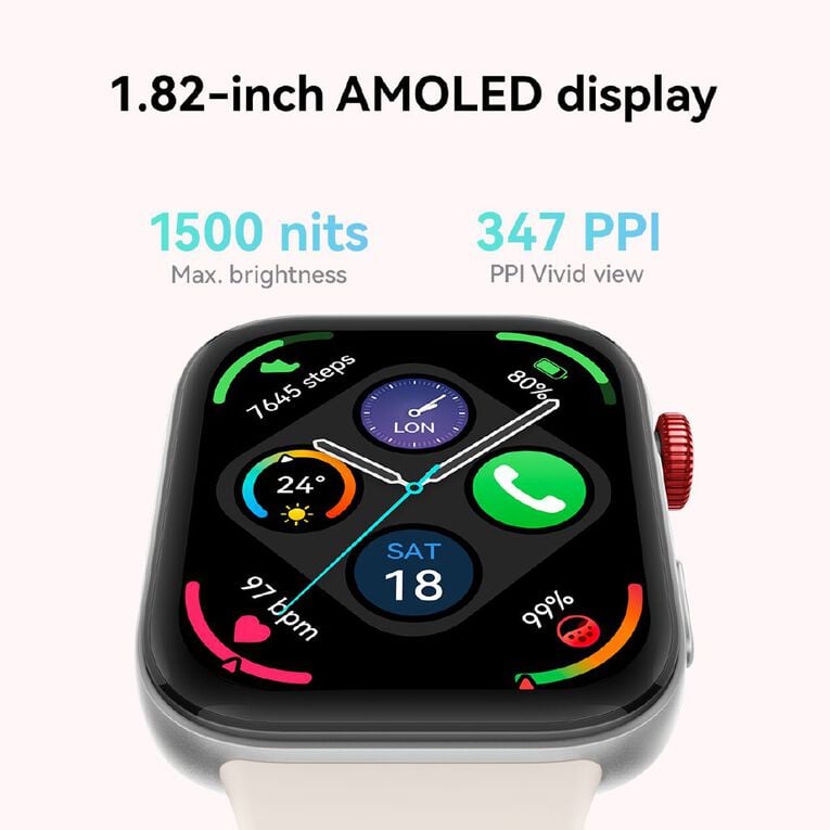 Huawei Watch Fit 3 - White Leather Strap, , hi-res