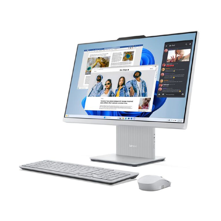Lenovo IdeaCentre 3 (9th Gen) 23.8" FHD AMD Ryzen 7-7735HS 16GB RAM 1TB SSD Windows 11 All-in-One PC, , hi-res