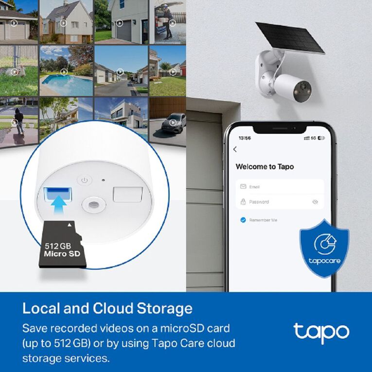 TP-Link Tapo C410KIT Solar Powered Security Camera Kit - 1 Pack, , hi-res
