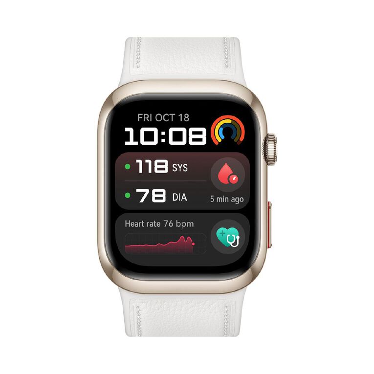 Huawei Watch D2 - White Leather Strap, , hi-res
