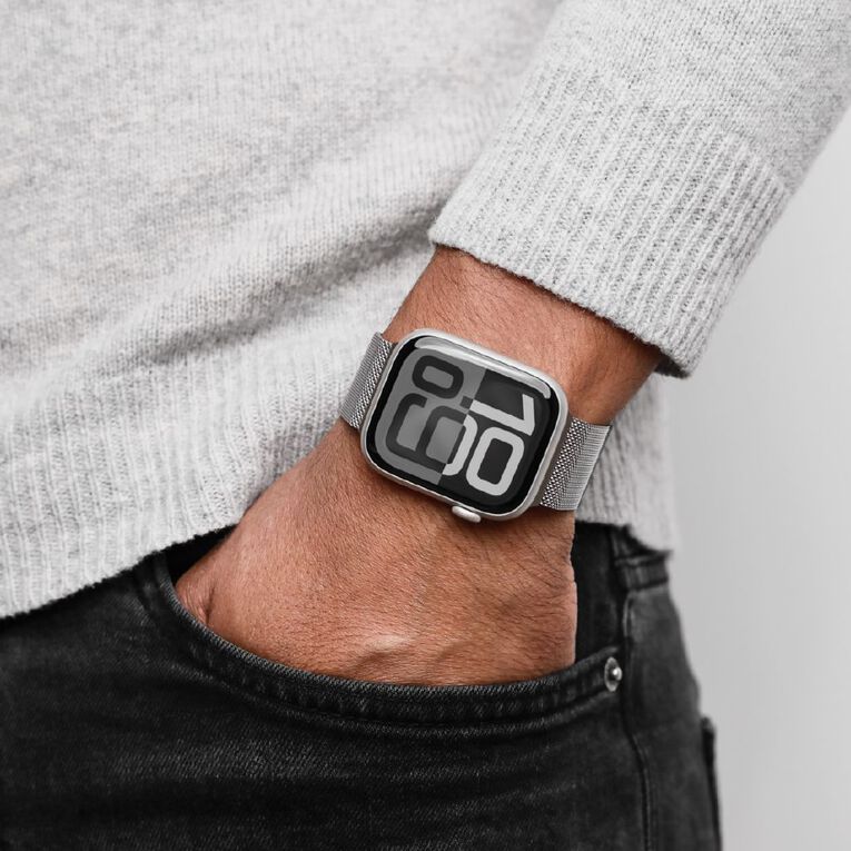 Vonmahlen Milanese Loop 2 for Apple Watch (40-42mm) - Silver, , hi-res