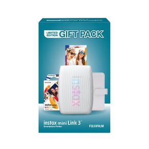 Fujifilm Instax Mini Link 3 Limited Edition Gift Pack White