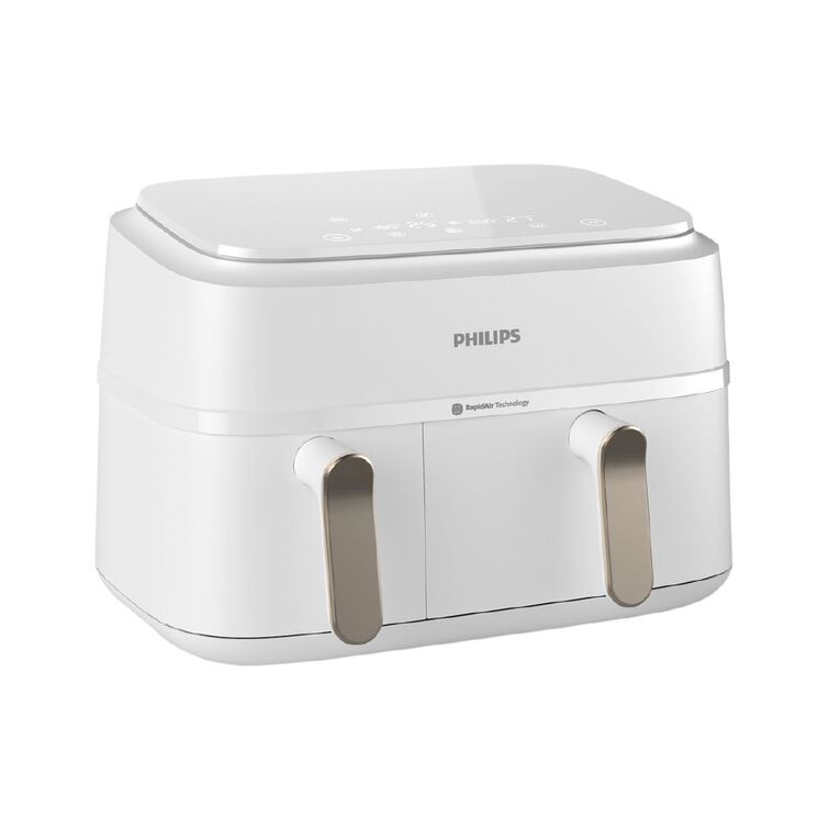 Philips 3000 Series 9L Dual Basket Airfryer, White, , hi-res