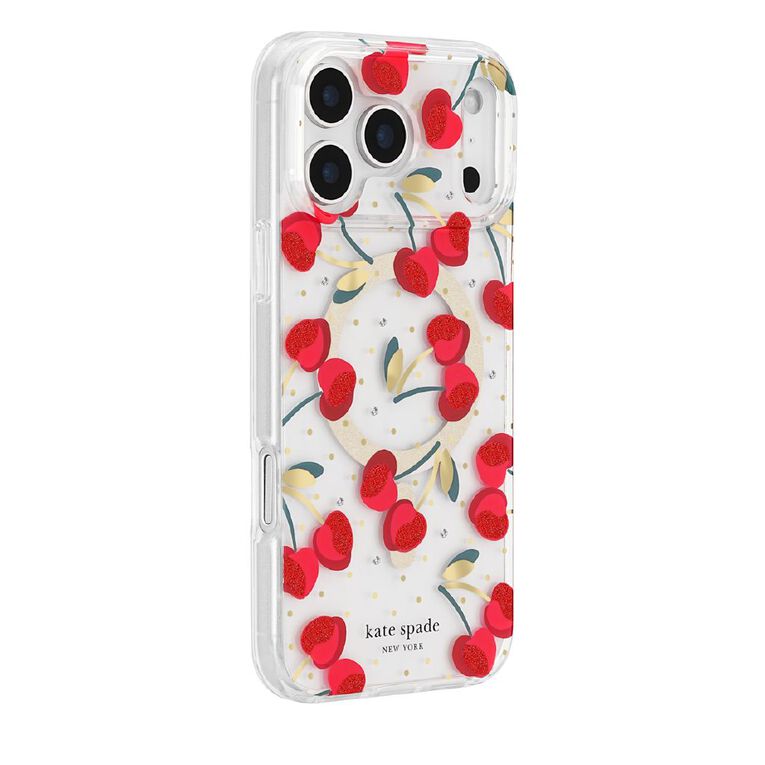 Kate Spade Protective Case for iPhone 18 Pro Max / 17 Pro Max - Cherry Dots, , hi-res