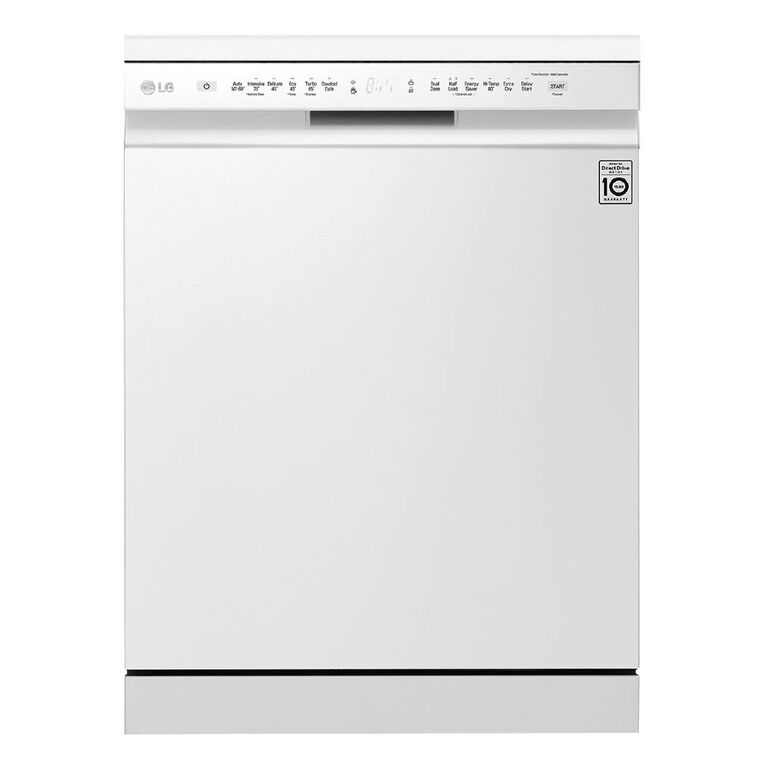 LG 60cm 14-Place Setting QuadWash Dishwasher - White, , hi-res