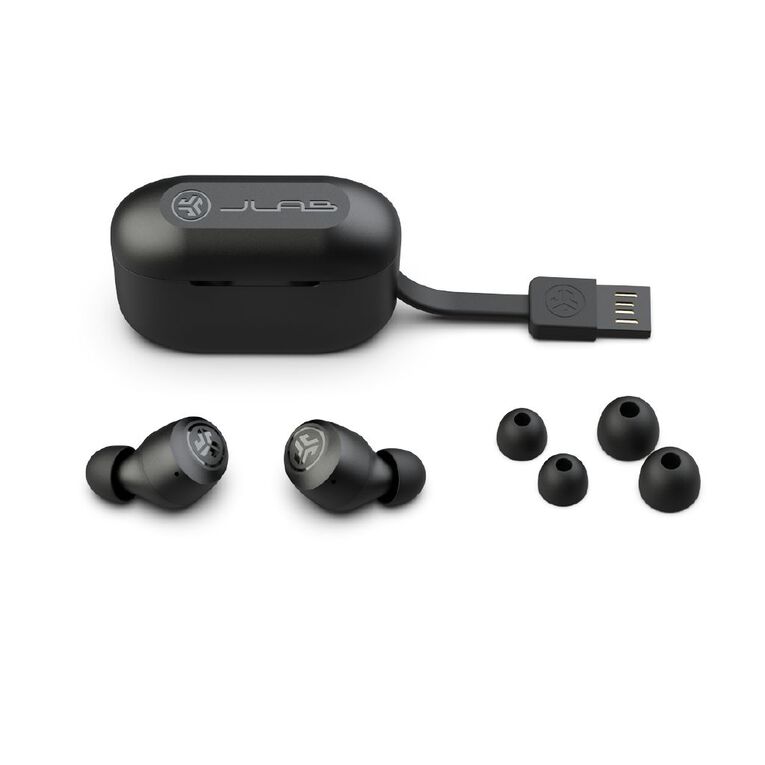 JLab Go Pop+ True Wireless Earbuds - Black, , hi-res
