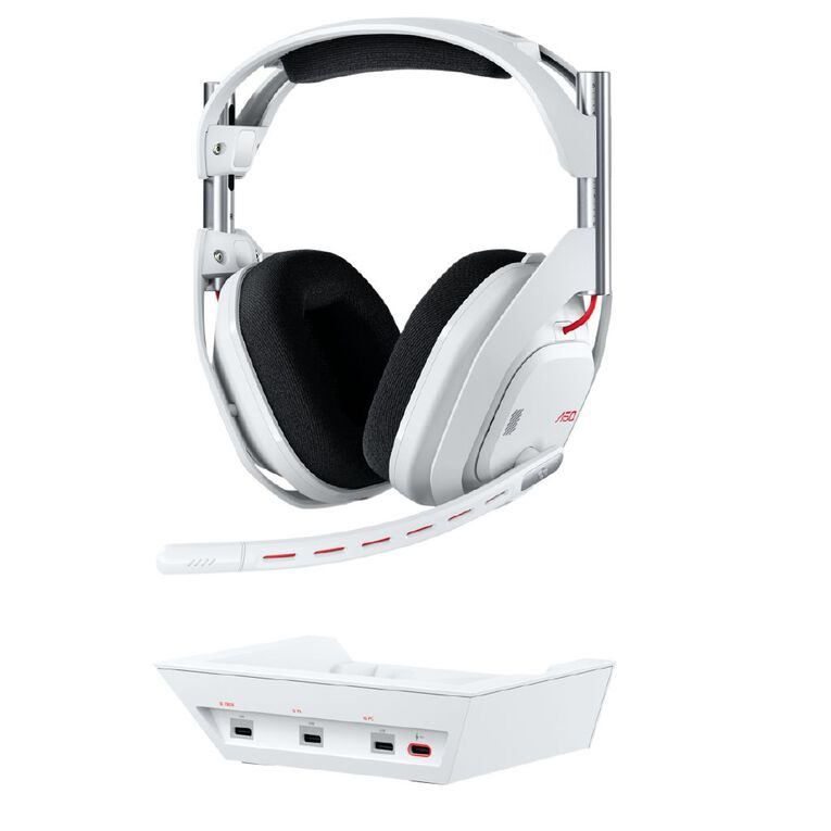 Logitech G ASTRO A50 Gen 5 LIGHTSPEED Wireless Gaming Headset + Base Station - White, , hi-res