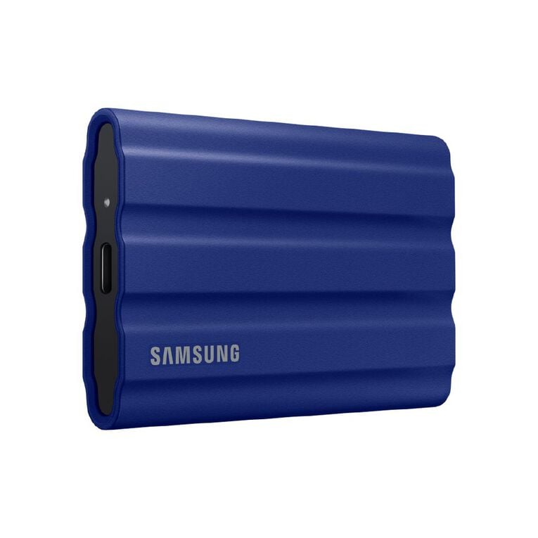 Samsung 2TB T7 Shield Portable SSD - Blue, , hi-res