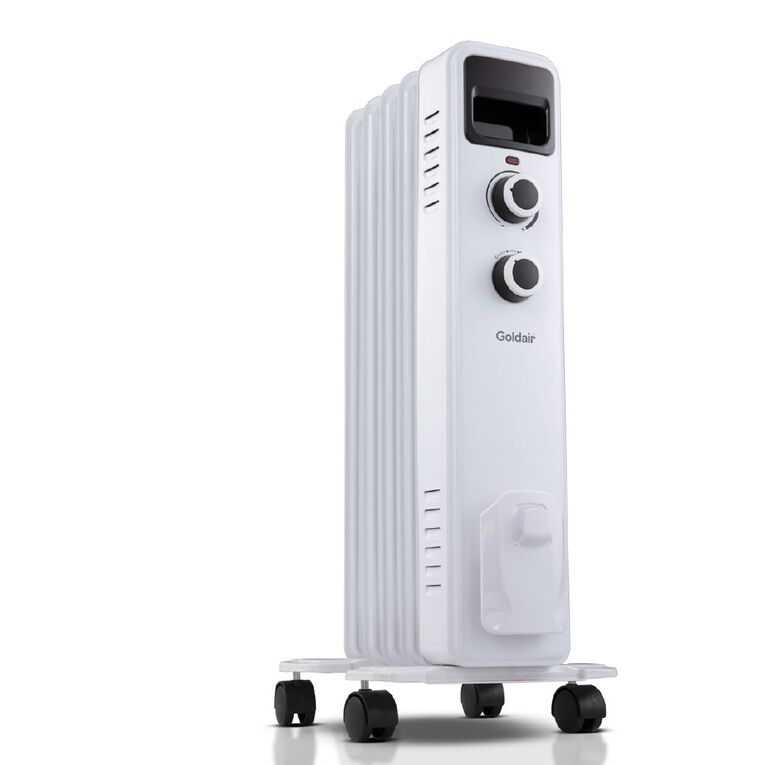 Goldair 1000W 5 Fin Oil Column Heater, , hi-res