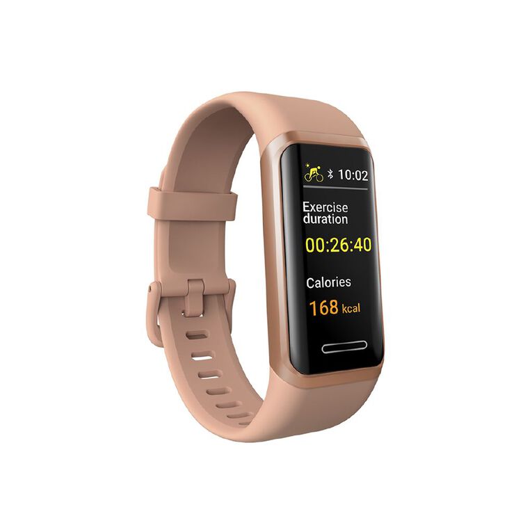 Ryze Elevate Smart Watch With Alexa (Pink + Black), , hi-res