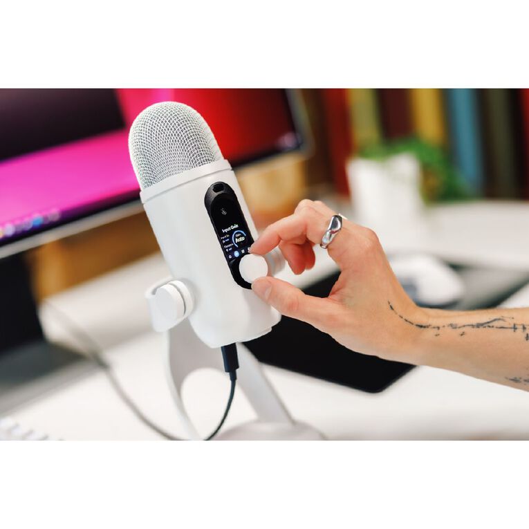 Logitech G Blue Yeti 2 Adaptive Multi-Pattern USB Microphone - White, , hi-res