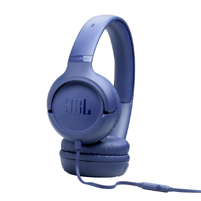 JBL Tune 530 Wired On-Ear Headphones - Blue, , hi-res