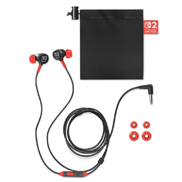 PowerA Wired Earbuds&nbsp;with 3.5mm Jack for Nintendo Switch 2 - Black, , hi-res