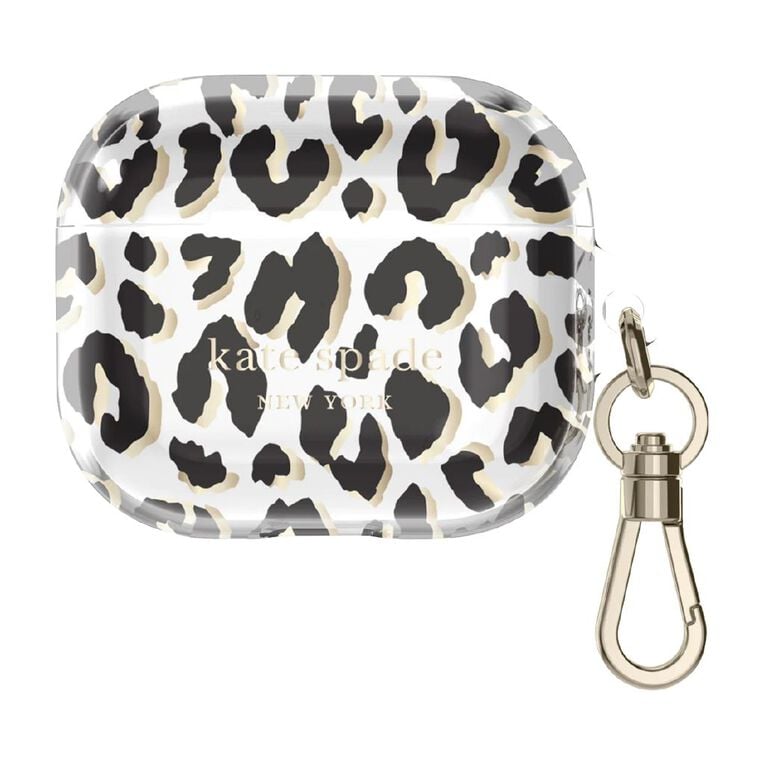 Kate Spade AirPods Gen 3 Case City Leopard Black, , hi-res