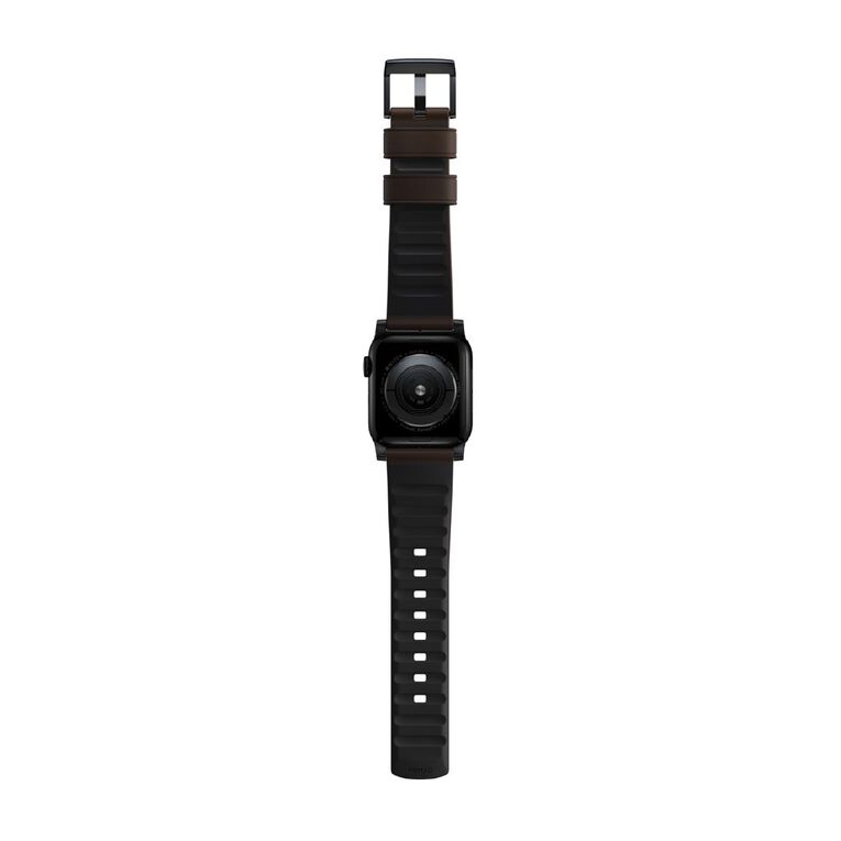 Nomad Active Band Pro for Apple Watch (42 / 44-46 / 49mm / ULTRA) - Brown Leather / Black Hardware, , hi-res