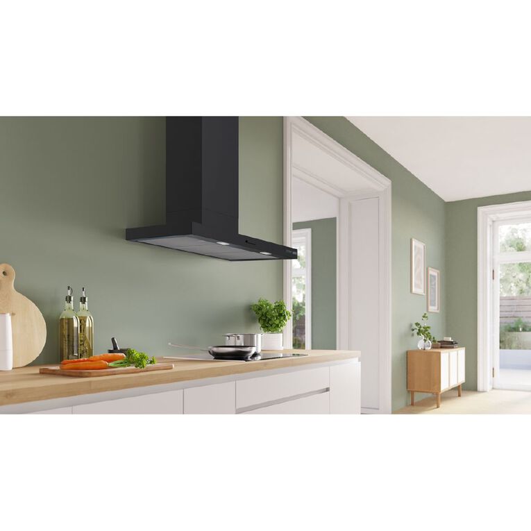 Bosch 90cm Wall Mounted Canopy Rangehood - Matte Black - Series 4, , hi-res