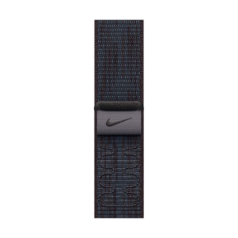 Apple 42mm Black/Blue Nike Sport Loop, , hi-res