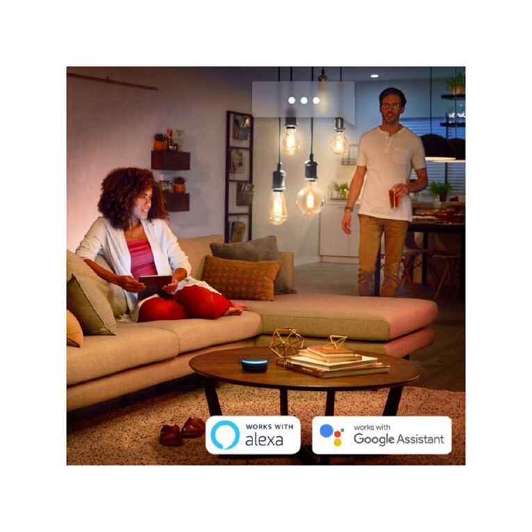 Philips Hue White 7W G125 Filament Bulb - B22, , hi-res