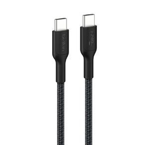 Belkin BoostCharge Pro USB-C to USB-C Braided PCR Cable 240W 2.0, 1m - Black