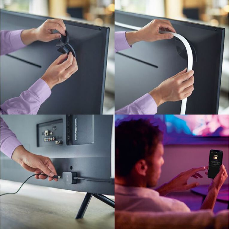 Philips Hue Play Gradient Lightstrip for 65+ TV, , hi-res