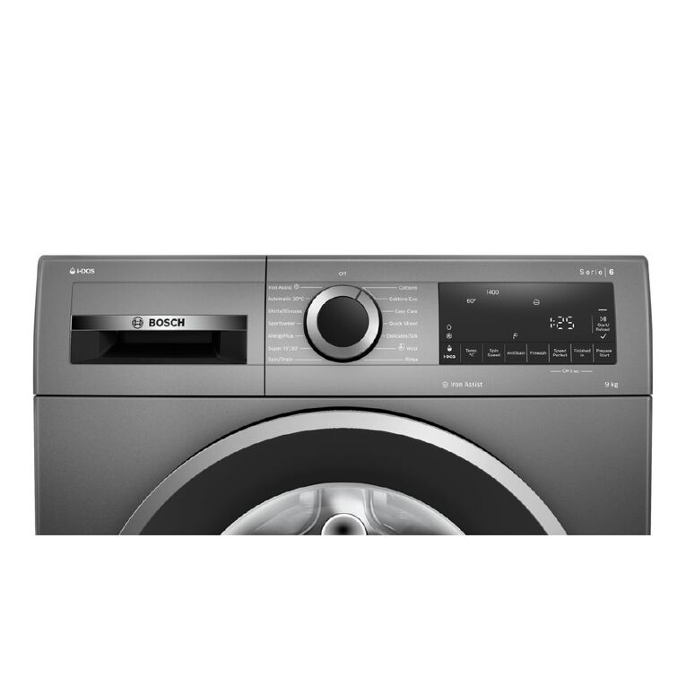 Bosch 9kg Series 6 Front Load Washing Machine - Cast Iron Grey, , hi-res