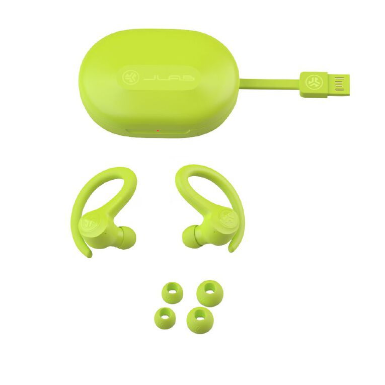 JLab Go Sport+ True Wireless Earbuds - Neon Yellow, , hi-res
