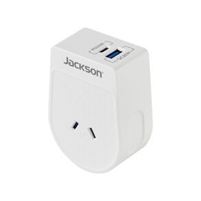 Jackson Rapid Charge PD20W USB-C & USB-A Outbound Travel Adaptor for Japan & South America