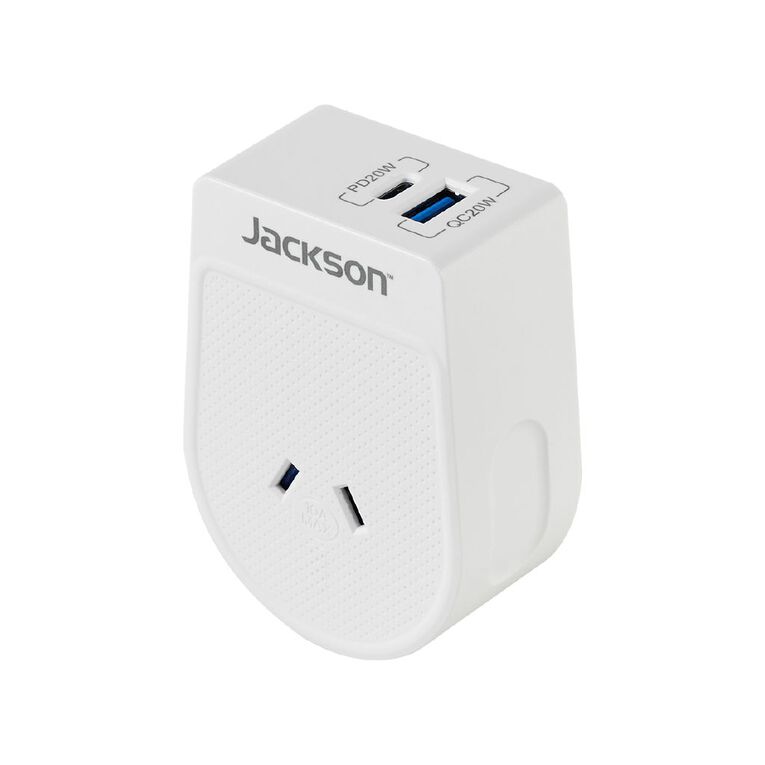 Jackson Rapid Charge PD20W USB-C & USB-A Outbound Travel Adaptor for Japan & South America, , hi-res