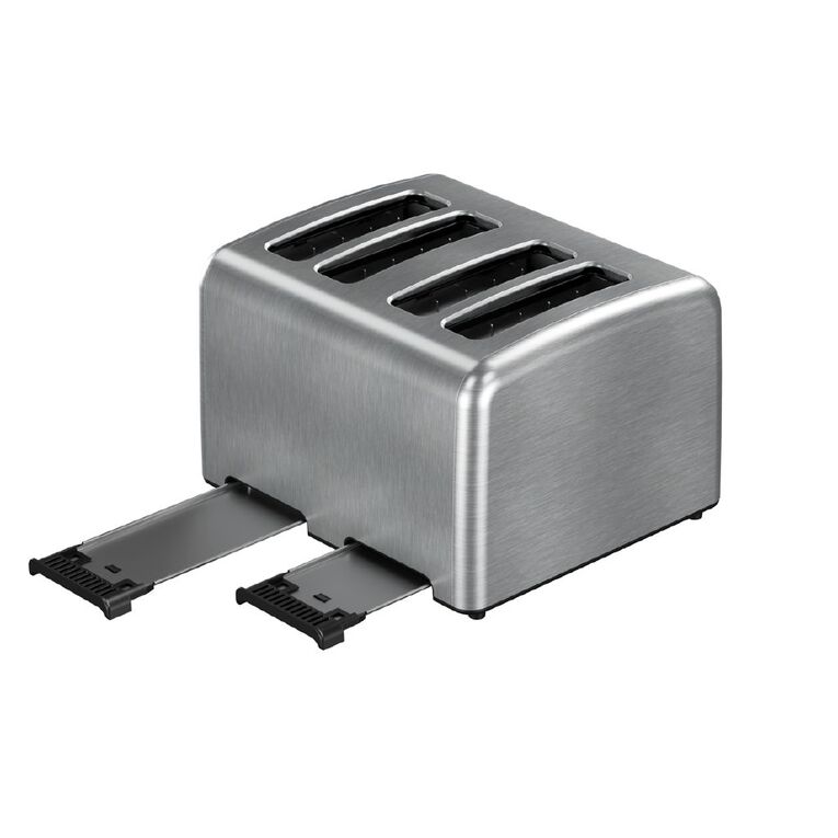 Sheffield 4 Slice Stainless Steel Toaster, , hi-res