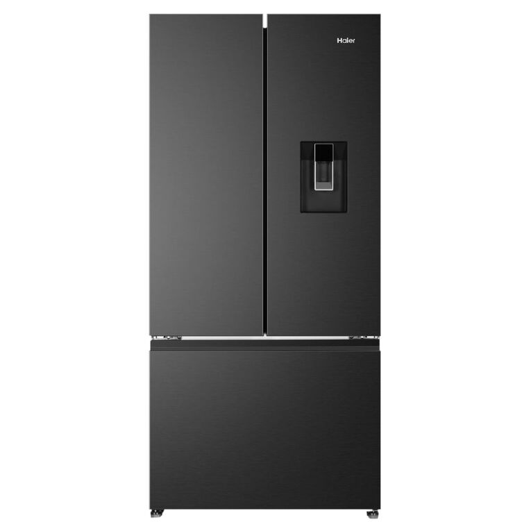 Haier 509L 500 Series French Door Refrigerator Non-plumbed waster - Black, , hi-res