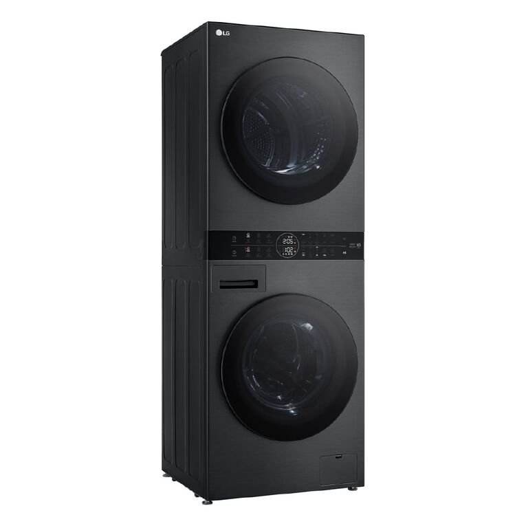 LG 12kg/10kg Washtower Stacked Washer Dryer - Black, , hi-res