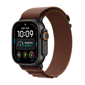 Apple Watch Ultra 4 Cellular 49mm Black Titanium Case with Burgundy Loop L