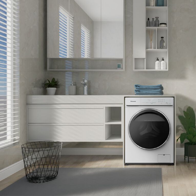 Panasonic 9kg Front Load Washing Machine - White, , hi-res