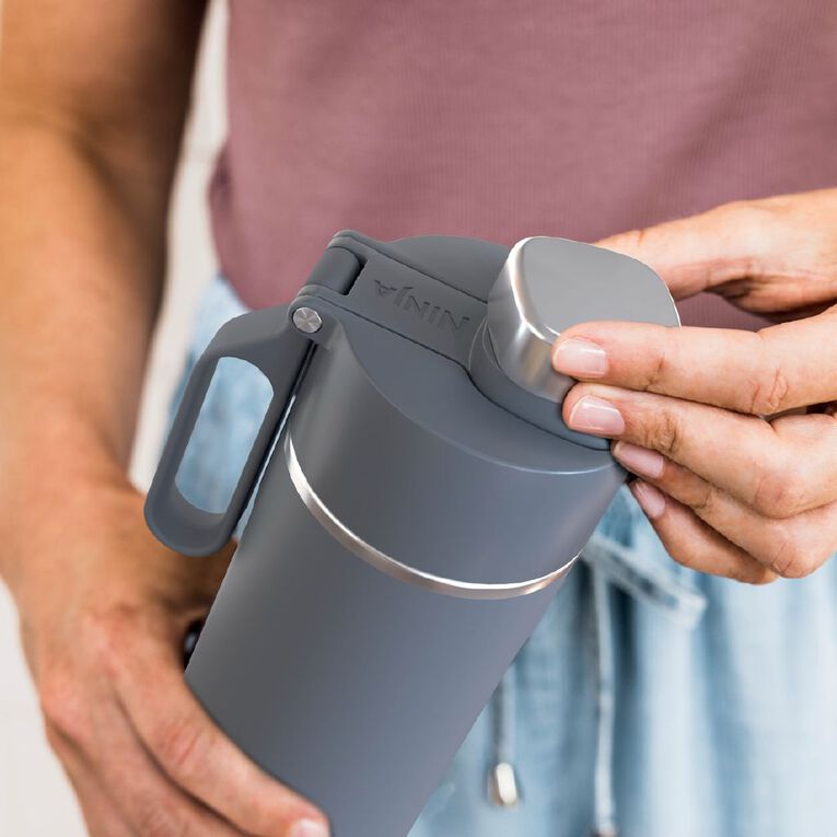 Ninja Thirsti 700ml Travel Bottle - Charcoal Gray, , hi-res