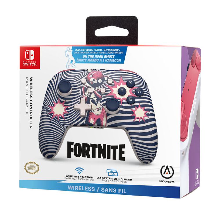 PowerA Wireless Controller for Nintendo Switch - Fortnite Cuddle Team Leader, , hi-res