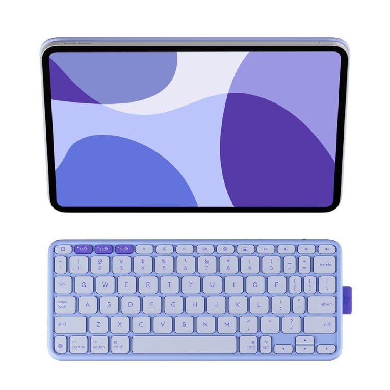 Logitech Flip Folio for iPad Pro 11-inch (M5 & M4), iPad Air 11-inch (M4, M3, & M2), iPad Air (5th gen) - Lilac, , hi-res
