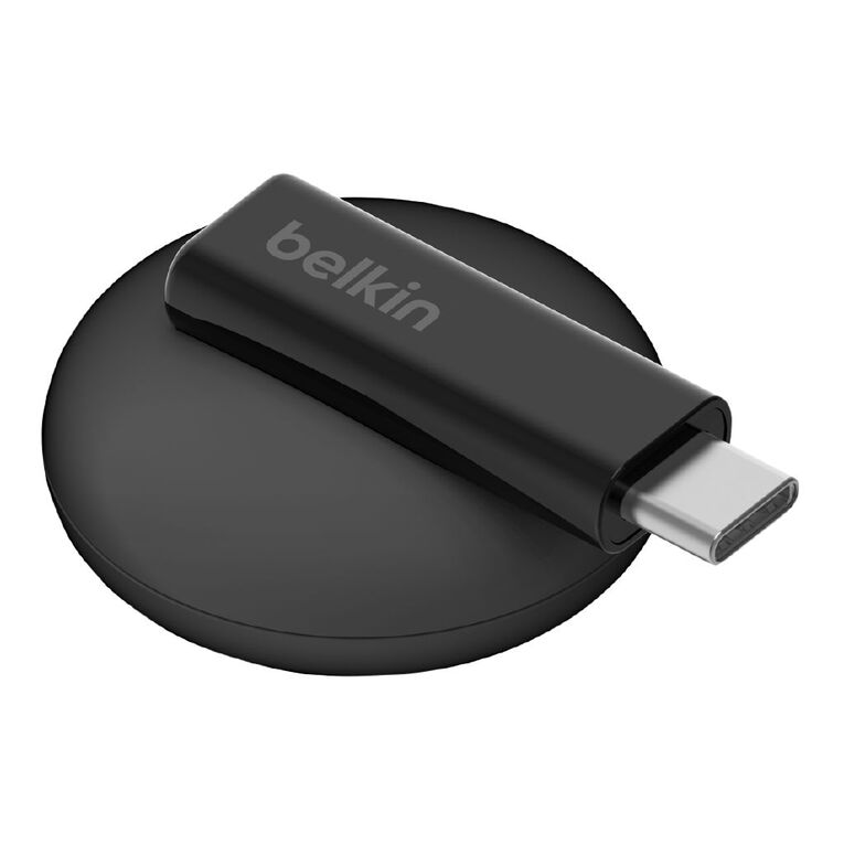 Belkin Boostcharge Portable USB-C Apple Watch Charger - Black, , hi-res