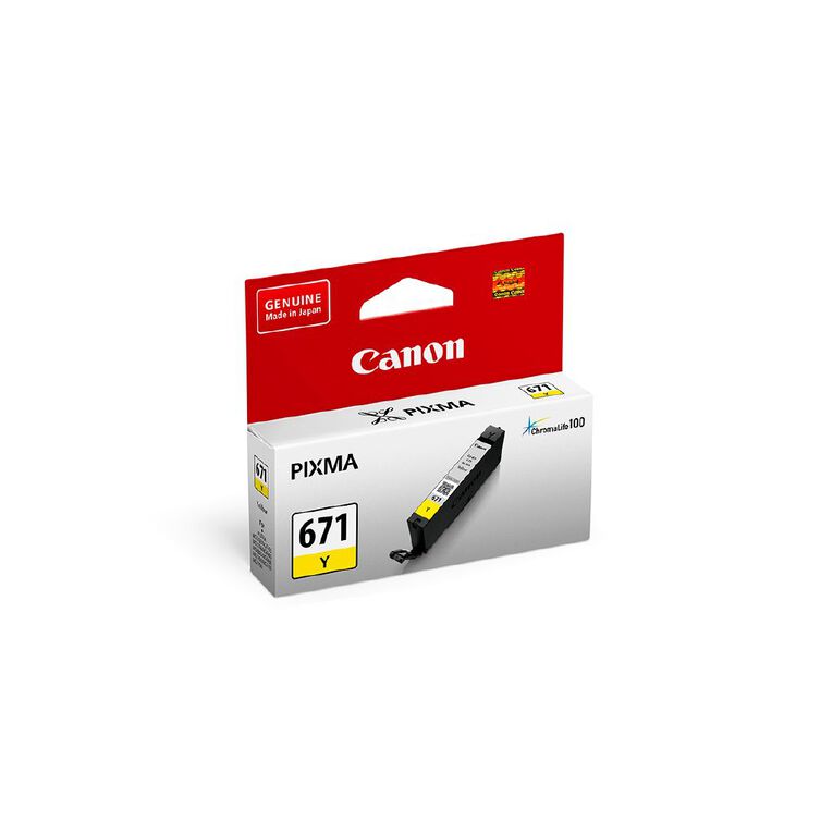 Canon CLI-671Y Ink - Yellow, , hi-res
