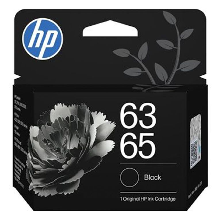 HP 63/65 Black Original Ink Cartridge, , hi-res