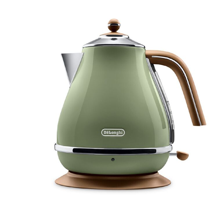 Delonghi Icona Vintage Kettle & 2 Slice Toaster Breakfast Pack Green, , hi-res