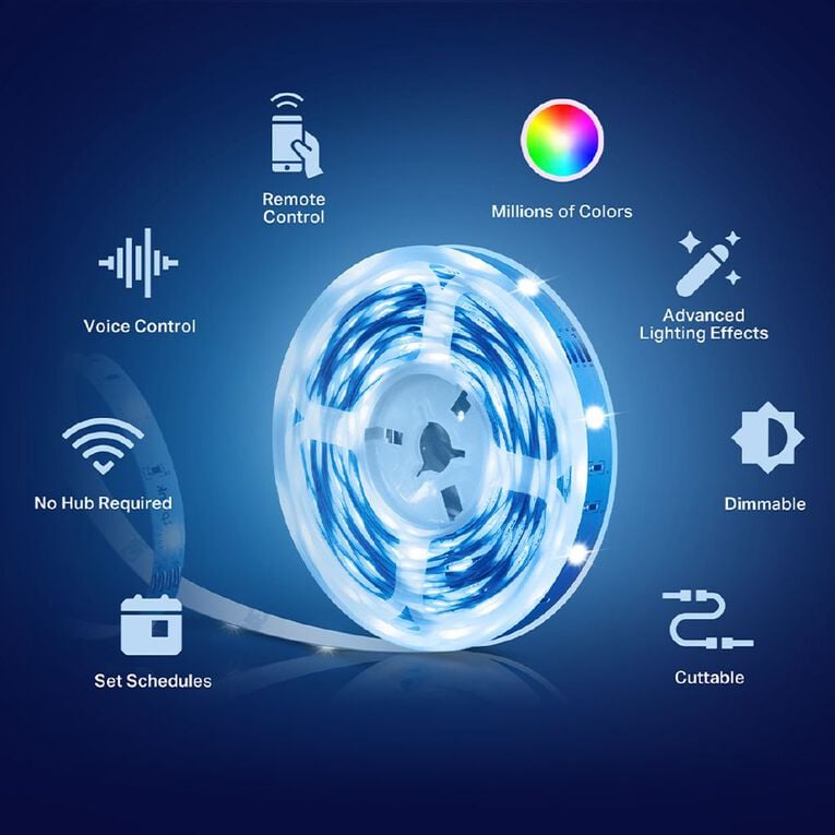 TP-Link Tapo L900 5 meter Smart Multicolour Light Strip, , hi-res