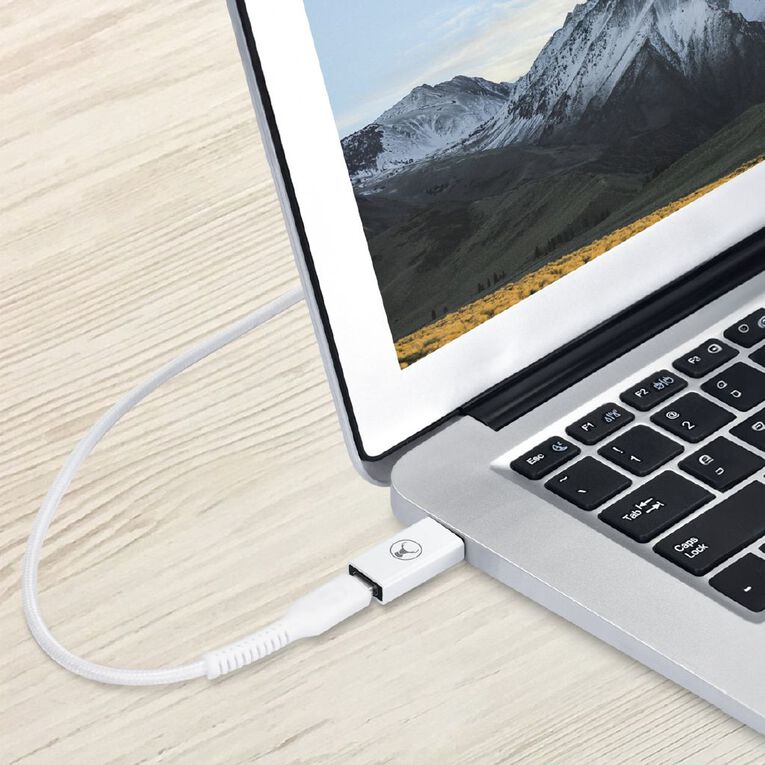 Bonelk USB-A to USB-C 3.0 Adapter - White, , hi-res